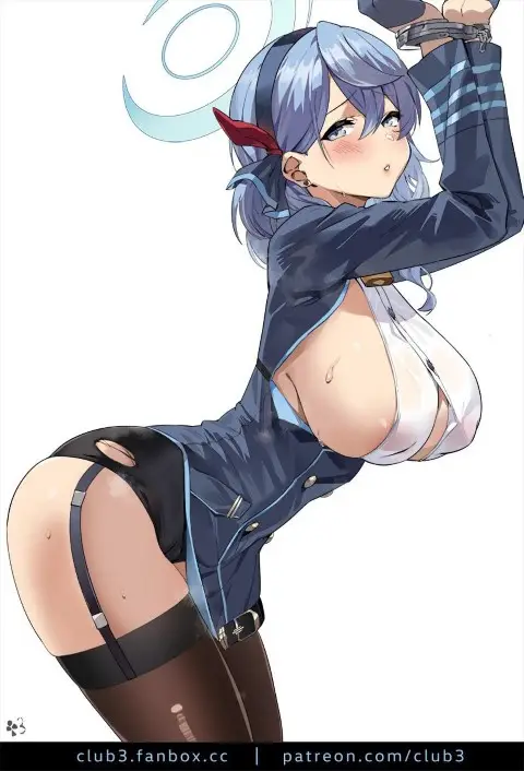 Seductive Ako Club blue Archive