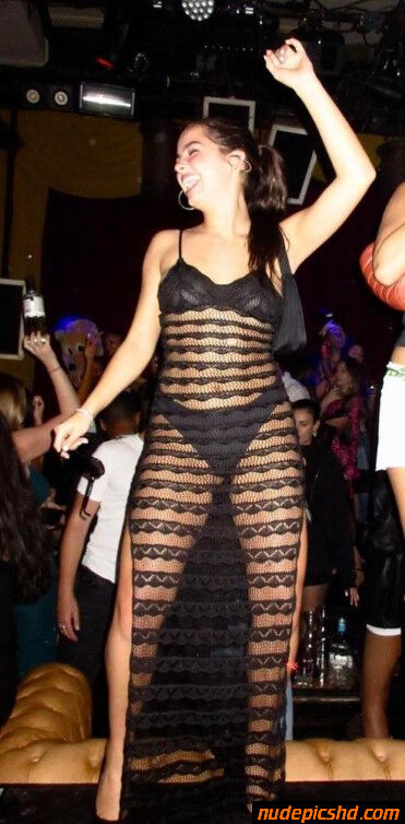 Addison Rae See Through Dress
