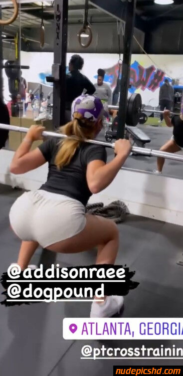 Addison Rae Workout Ass