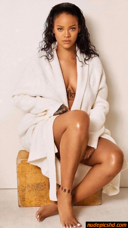 Upscaled Rihanna In Robe