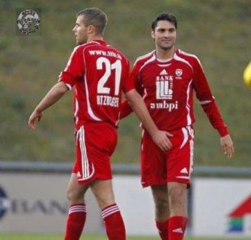 Soccer Players Grabbing Bulge